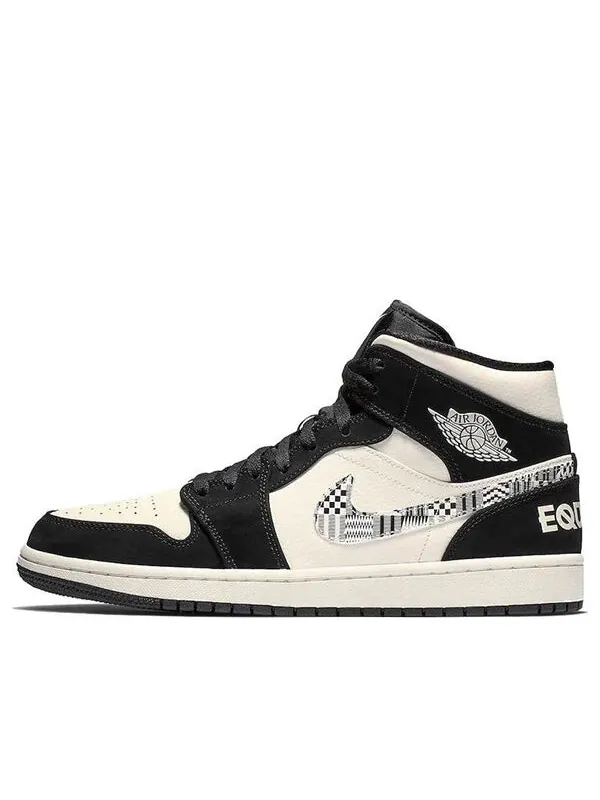 Кроссовки 1 mid melo se Air Jordan — изображение 1 из 4, черный/белый