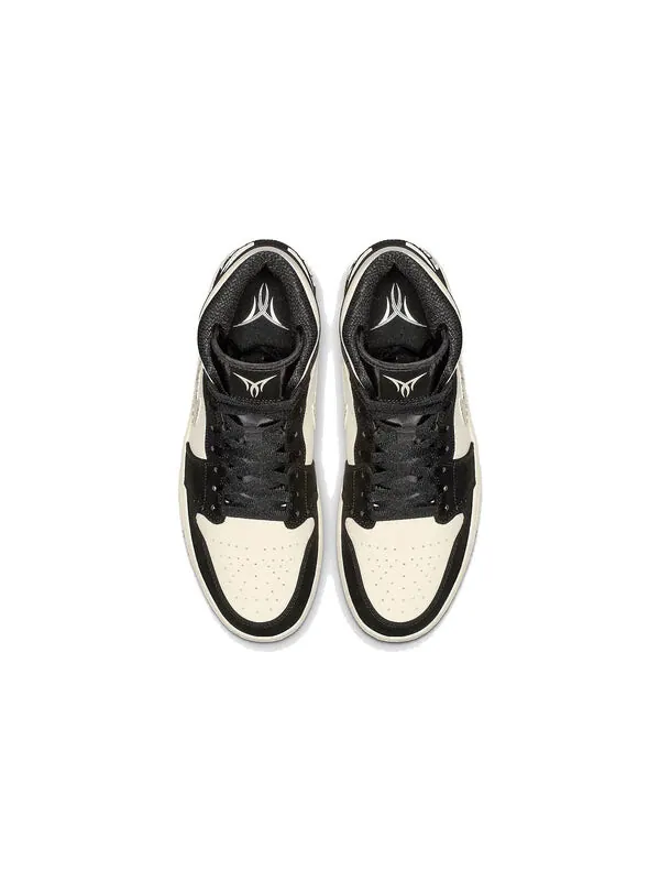 Кроссовки 1 mid melo se Air Jordan — изображение 4 из 4, черный/белый