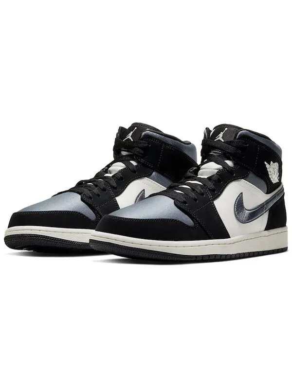 Кроссовки 1 средний размер Air Jordan — изображение 3 из 4, черный/серый