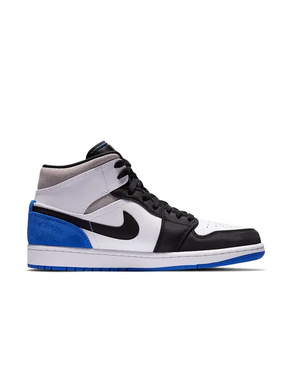 Кроссовки 1 средний размер Air Jordan — изображение 2 из 4, белый//черный/серый