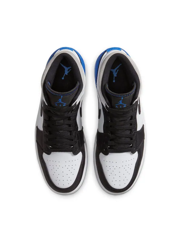 Кроссовки 1 средний размер Air Jordan — изображение 4 из 4, белый//черный/серый
