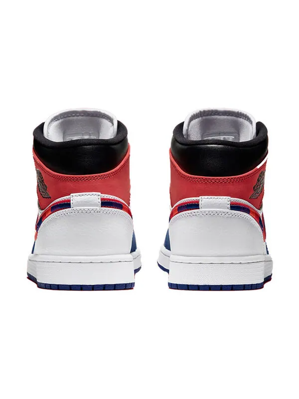 Кроссовки 1 средние Air Jordan — изображение 4 из 4, белый/синий
