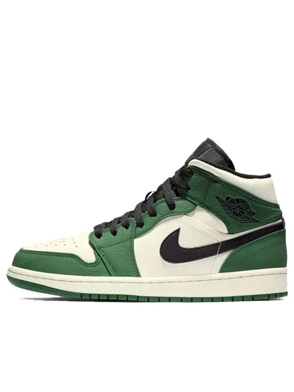 Кроссовки 1 средние Air Jordan — изображение 1 из 4, зеленый/черный