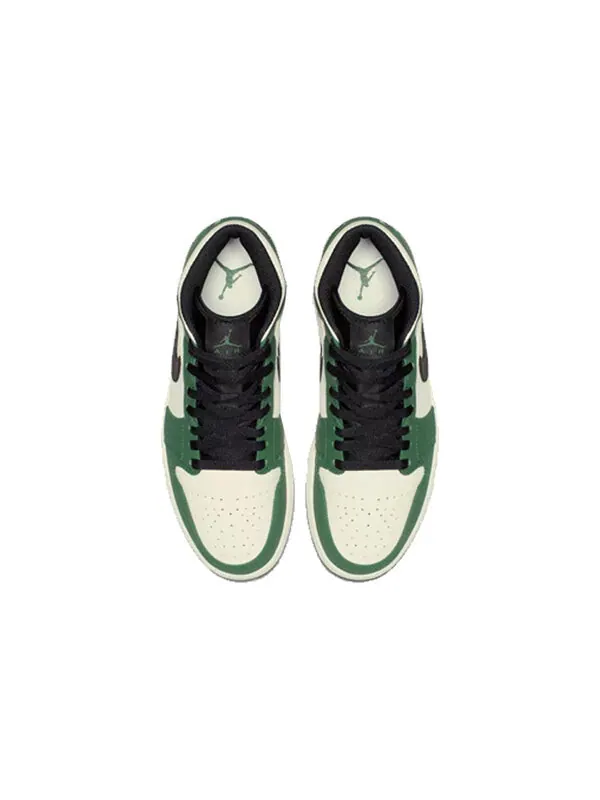 Кроссовки 1 средние Air Jordan — изображение 3 из 4, зеленый/черный
