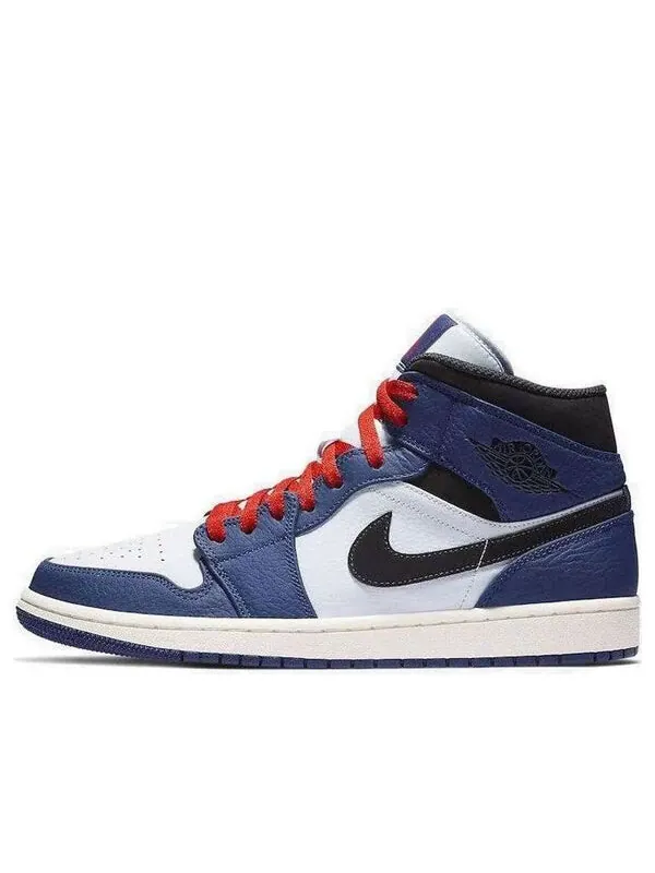 Кроссовки 1 retro mid se 'deep royal blue' Air Jordan — изображение 1 из 4, глубокий/черный