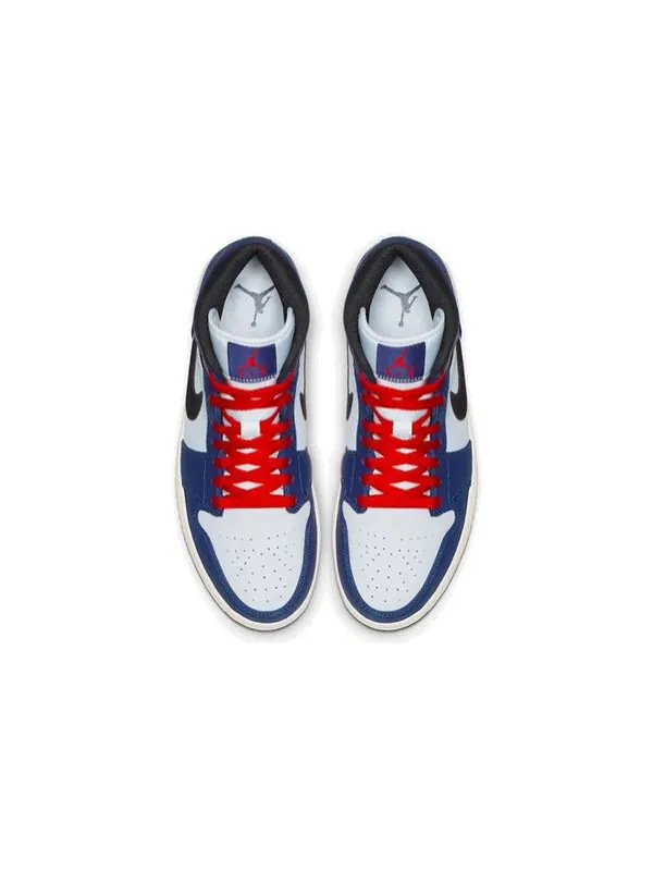 Кроссовки 1 retro mid se 'deep royal blue' Air Jordan — изображение 4 из 4, глубокий/черный