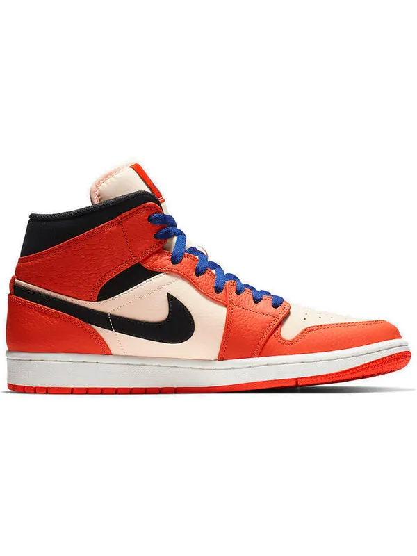 Кроссовки 1 ретро средний se Air Jordan — изображение 2 из 4, оранжевый/черный