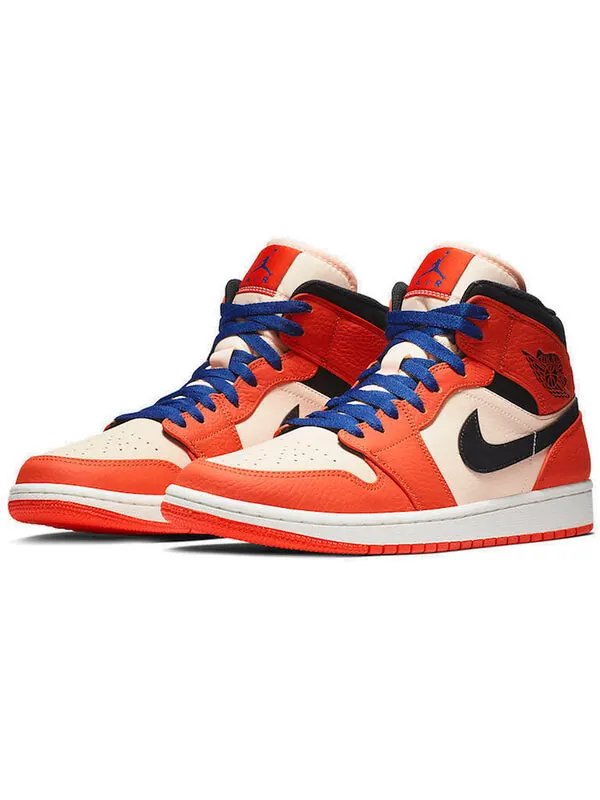 Кроссовки 1 ретро средний se Air Jordan — изображение 3 из 4, оранжевый/черный