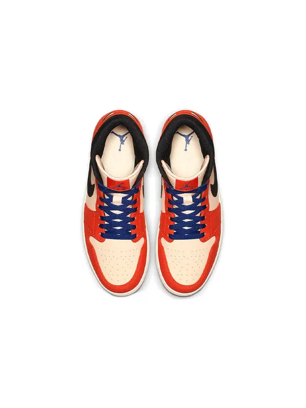 Кроссовки 1 ретро средний se Air Jordan — изображение 4 из 4, оранжевый/черный