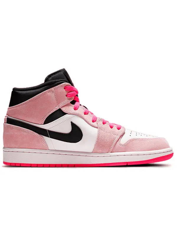 Кроссовки 1 средний размер Air Jordan — изображение 2 из 4, розовый-черный