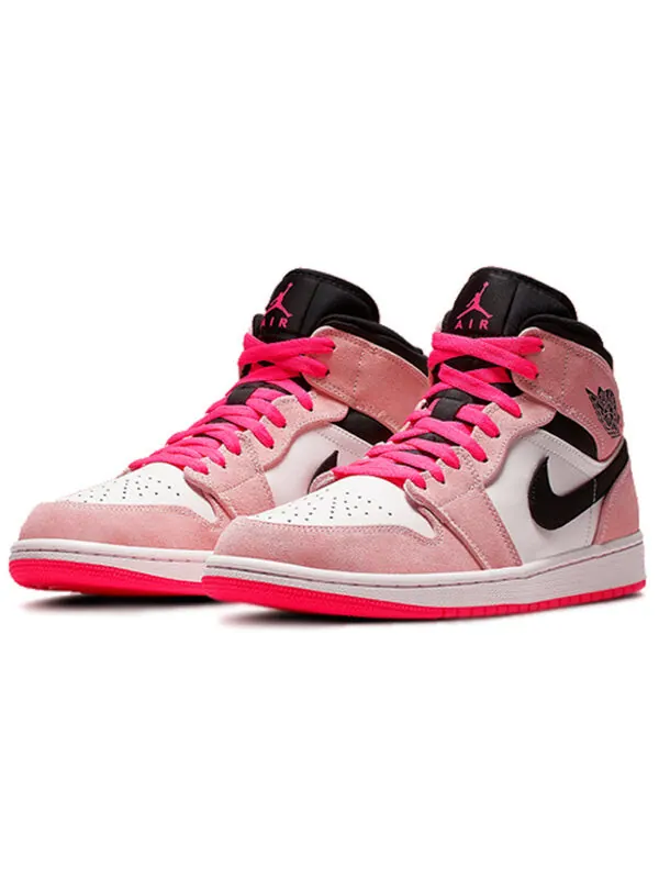 Кроссовки 1 средний размер Air Jordan — изображение 3 из 4, розовый-черный
