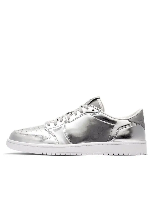 Кроссовки 1 ретро низкие og pinnacle Air Jordan — изображение 1 из 4, серебристый/металлик