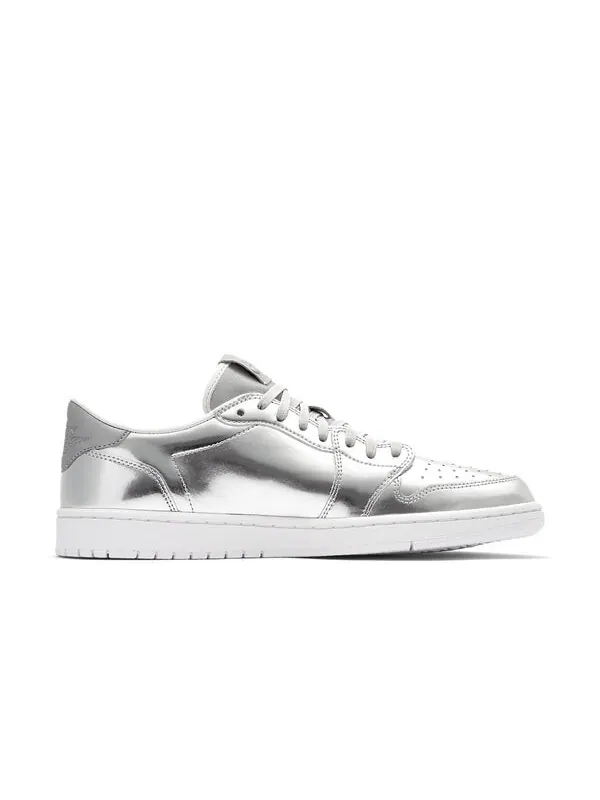 Кроссовки 1 ретро низкие og pinnacle Air Jordan — изображение 2 из 4, серебристый/металлик
