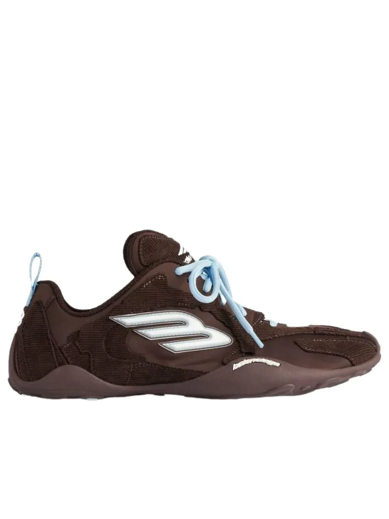 Кроссовки Balenciaga Monday Ultra 'Brown White Light Blue' — изображение 6 из 6, коричневый