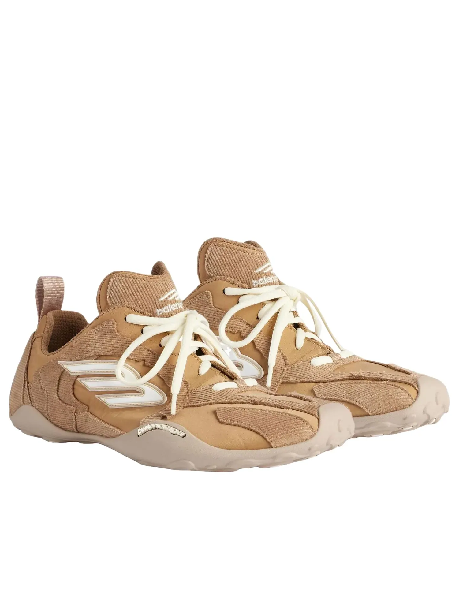 Женские кроссовки с шнуровкой Monday Ultra Balenciaga — изображение 3 из 6, бежевый