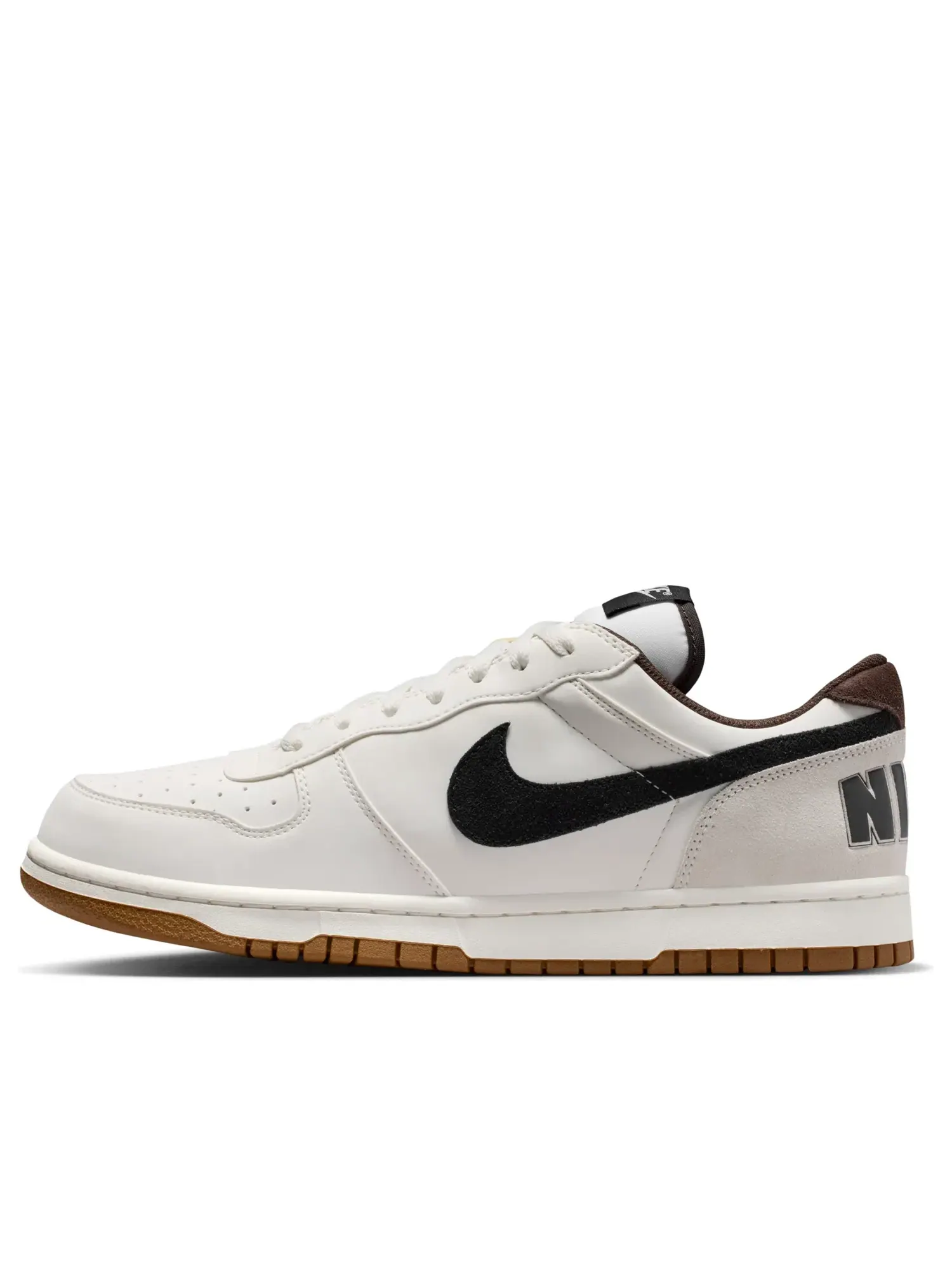 Кроссовки Nike Big Low Lux 'Sail White Medium Brown Black' 854166-101 — изображение 1 из 6, белый