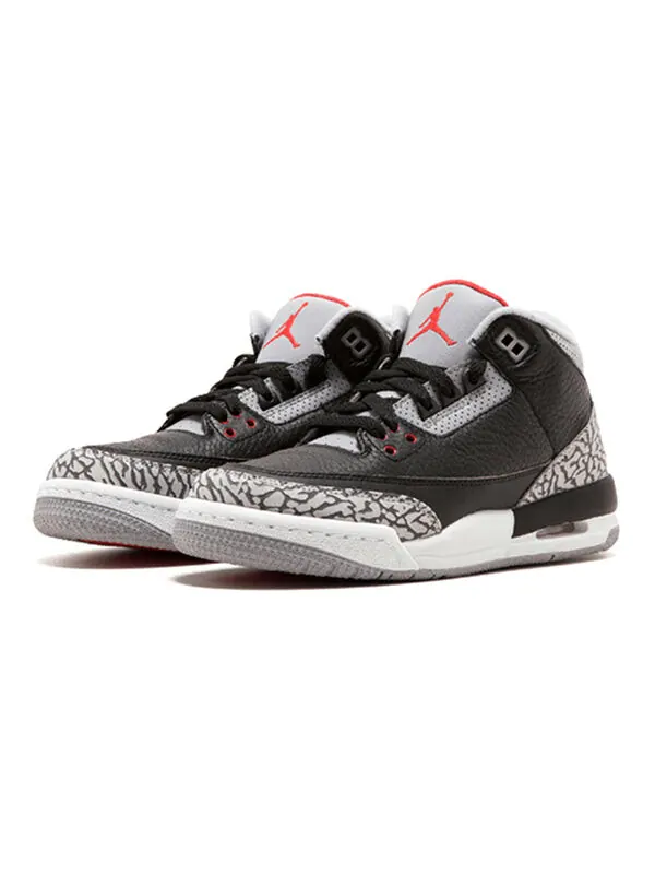 Кроссовки 3 ретро og Air Jordan — изображение 3 из 4, черный/серый