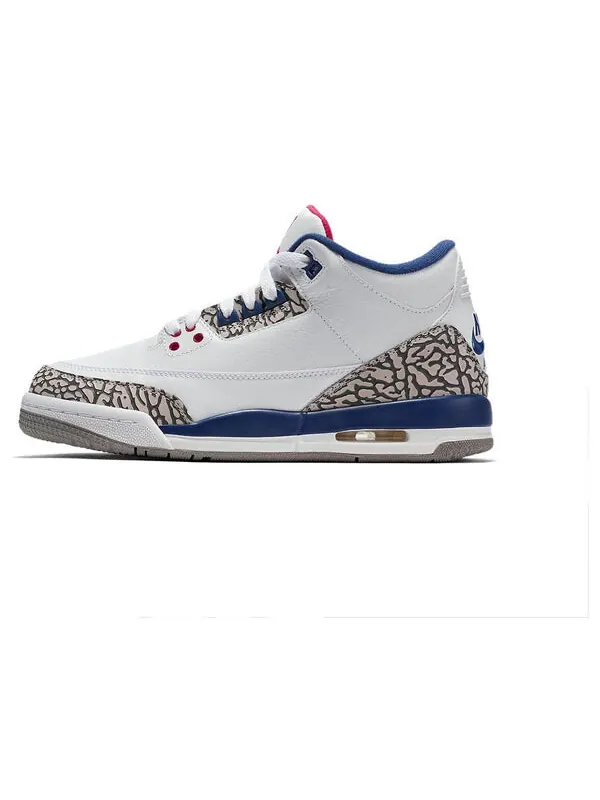 Кроссовки 3 ретро og Air Jordan — изображение 1 из 4, белый/серый-синий