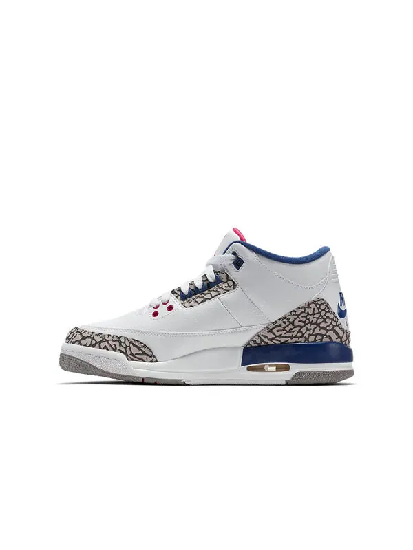 Кроссовки 3 ретро og Air Jordan — изображение 2 из 4, белый/серый-синий