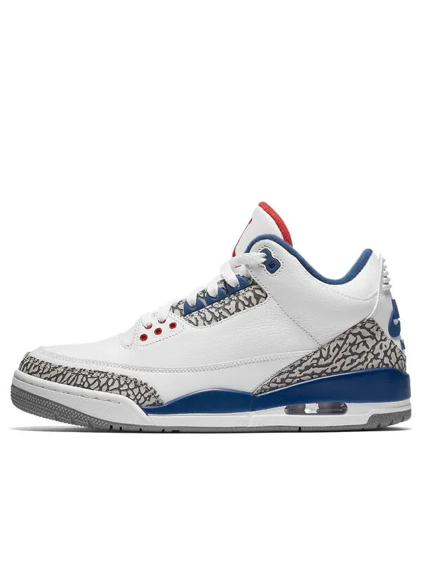 Кроссовки 3 ретро og Air Jordan — изображение 1 из 4, белый/серый-синий
