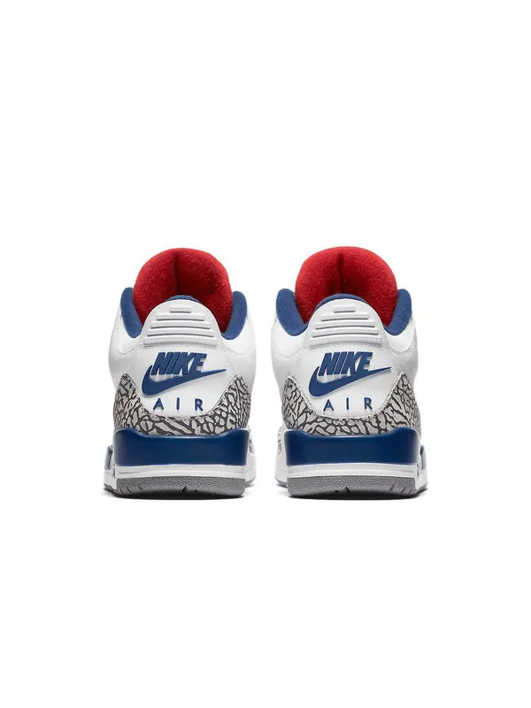 Кроссовки 3 ретро og Air Jordan — изображение 3 из 4, белый/серый-синий