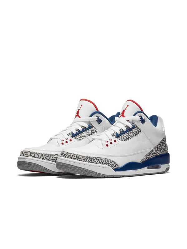 Кроссовки 3 ретро og Air Jordan — изображение 4 из 4, белый/серый-синий
