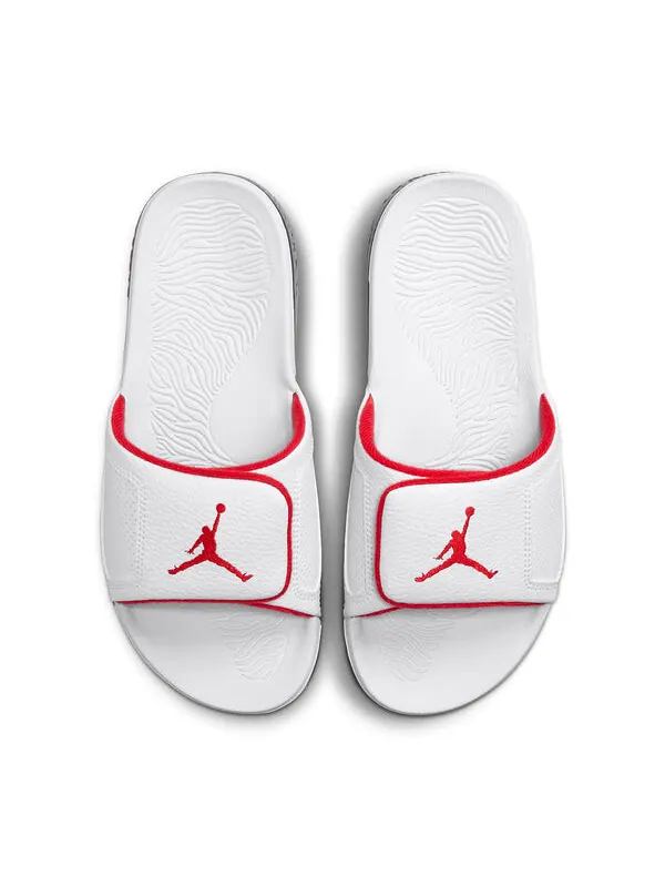 Тапочки гидро 3 ретро слайд Air Jordan — изображение 4 из 4, белый/красный