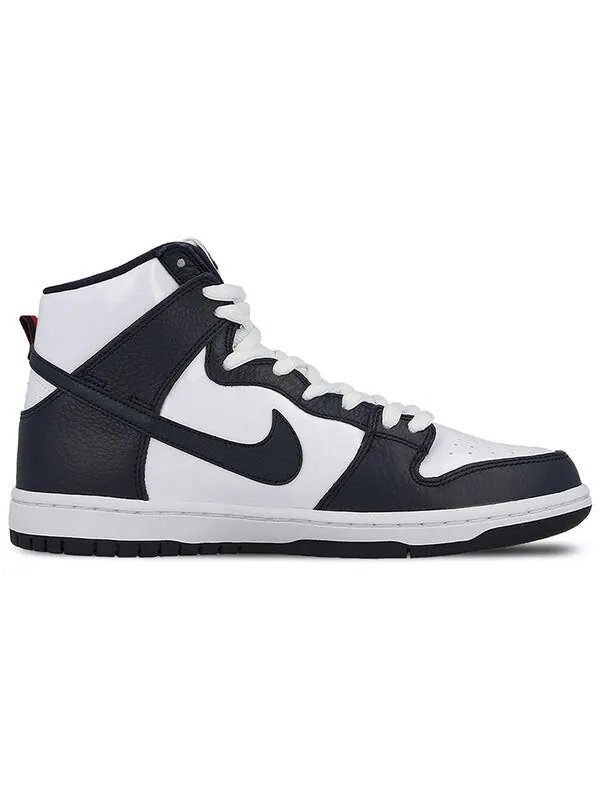 Кроссовки sb dunk high pro 'dream team obsidian' Nike — изображение 2 из 4, белый-красный