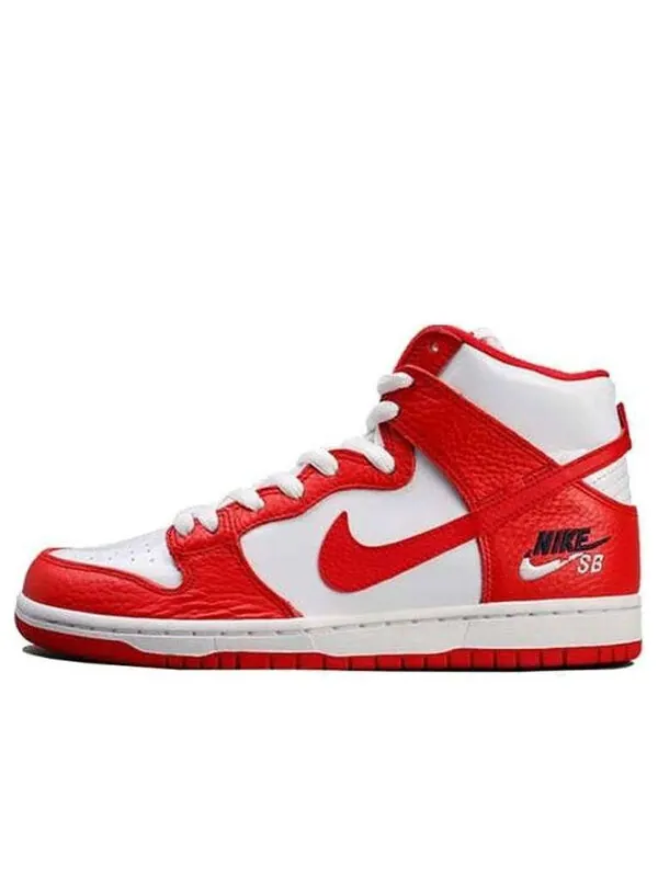 Кроссовки sb dunk high pro Nike — изображение 1 из 4, красный/красный-белый