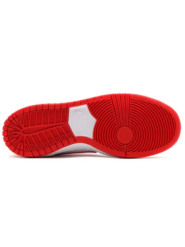 Кроссовки sb dunk high pro Nike — изображение 4 из 4, красный/красный-белый