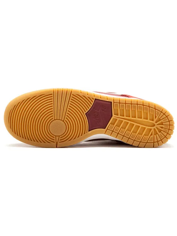 Кроссовки zoom sb dunk low pro Nike — изображение 3 из 3, красный/белый