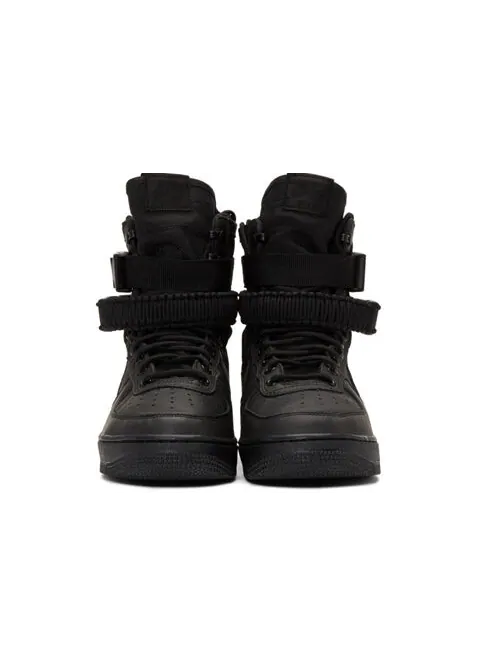 Кроссовки sf air force 1 высокие Nike — изображение 2 из 4, черный/черный-черный