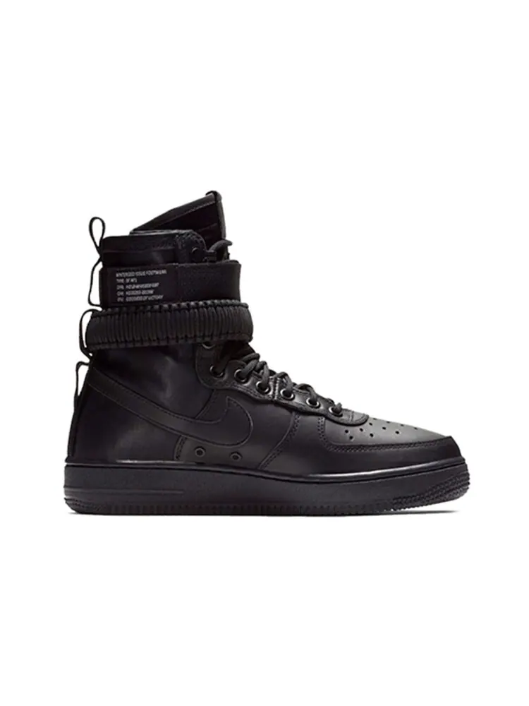 Кроссовки Nike Air Force 1 Triple Black Leather Women's — изображение 2 из 4