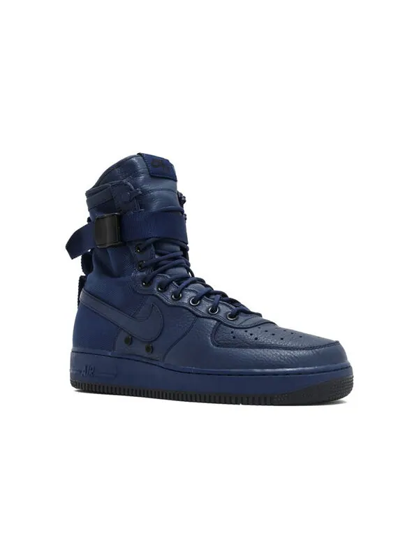 Кроссовки sf air force 1 высокие Nike — изображение 2 из 4, синий/синий-черный