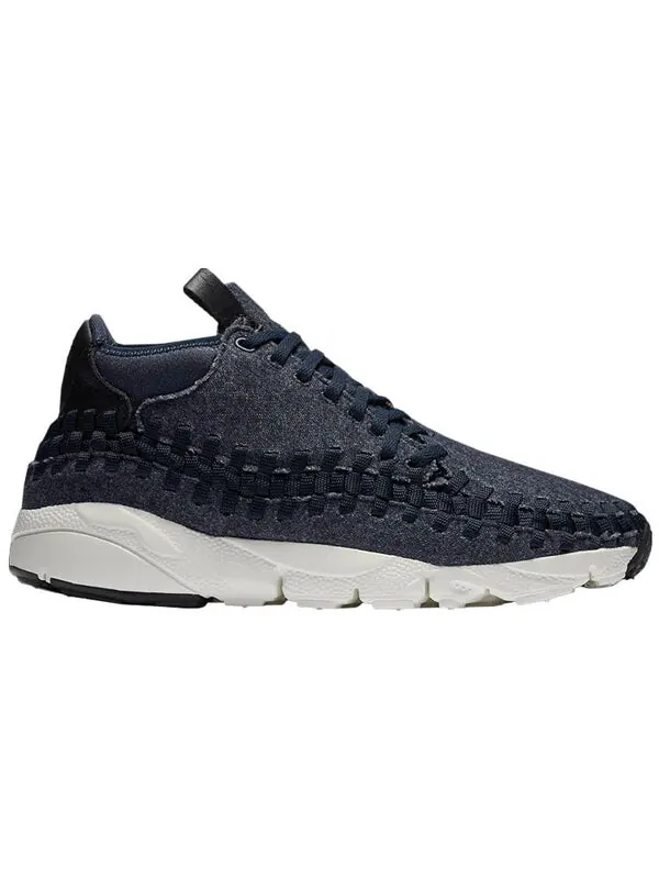 Кроссовки air footscape woven chukka se 'denim' Nike — изображение 2 из 4, черный--черный