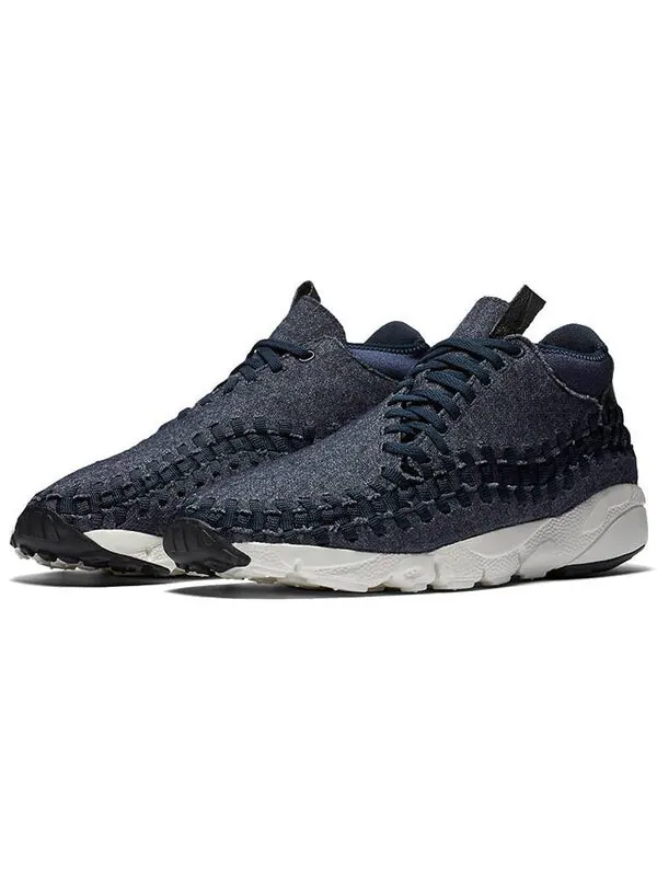 Кроссовки air footscape woven chukka se 'denim' Nike — изображение 3 из 4, черный--черный