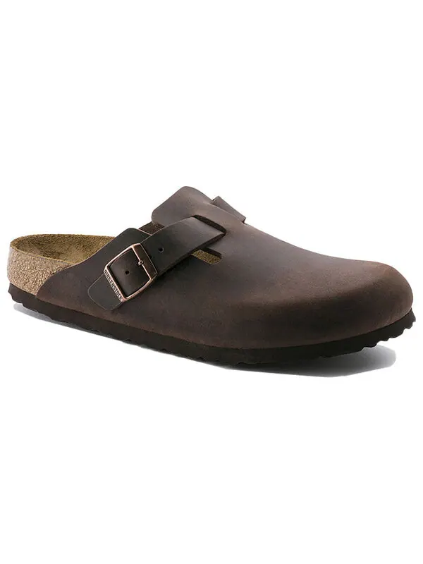 Кроссовки boston regular 'oiled leather habana' Birkenstock — изображение 3 из 4, коричневый