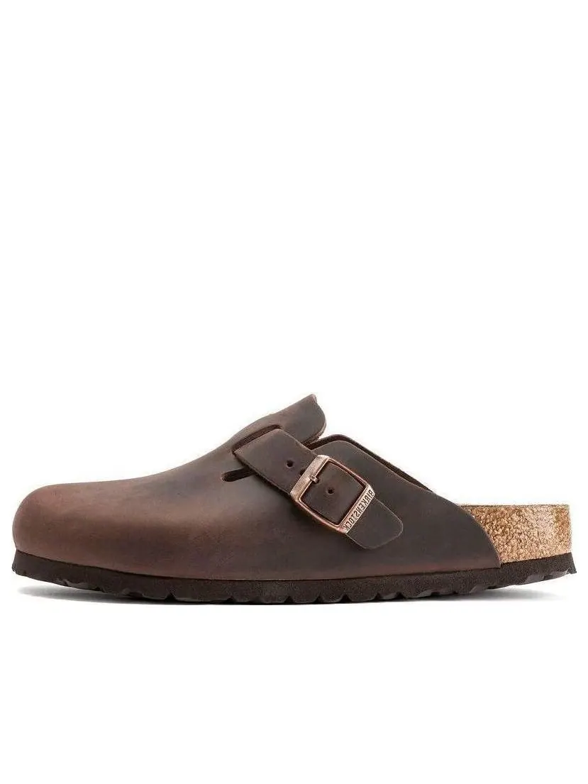 Кроссовки Birkenstock Boston Narrow 'Oiled Leather Habanna' 0 — изображение 1 из 6, коричневый