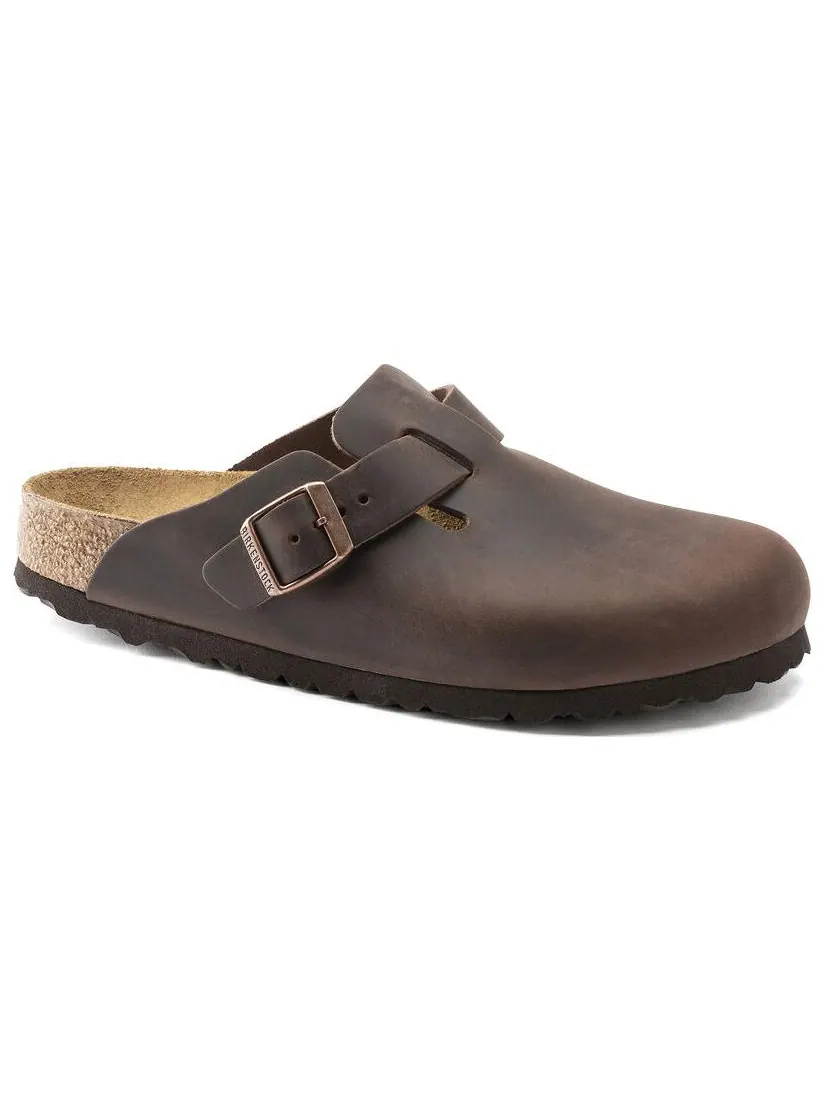 Кроссовки Birkenstock Boston Narrow 'Oiled Leather Habanna' 0 — изображение 4 из 6, коричневый