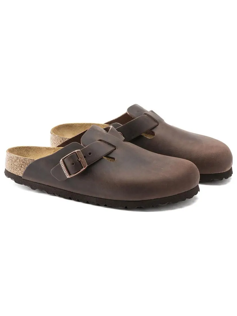 Кроссовки Birkenstock Boston Narrow 'Oiled Leather Habanna' 0 — изображение 5 из 6, коричневый