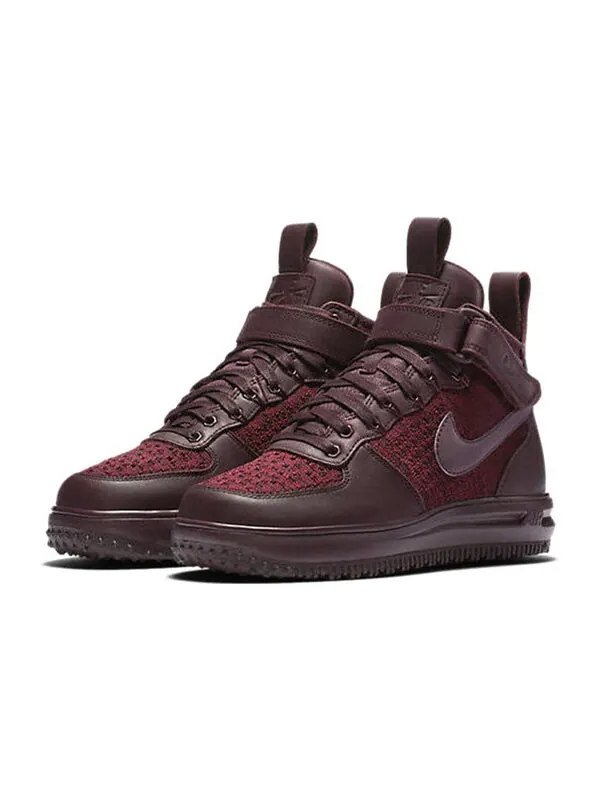 Кроссовки lunar force 1 flyknit workboot Nike — изображение 3 из 4, красный