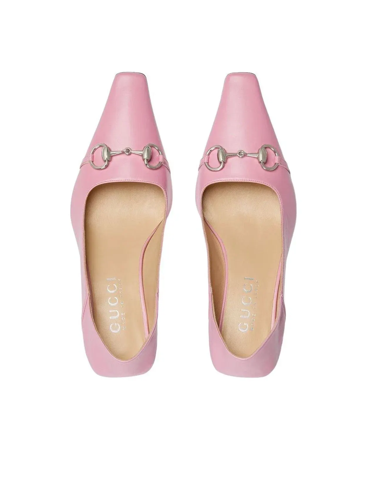 Женские туфли-лодочки на высоком каблуке Vittoria Gucci — изображение 3 из 7, розовый