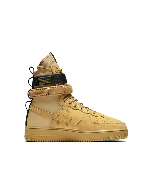 Кроссовки sf air force 1 high 'wheat' Nike — изображение 2 из 4, бежевый