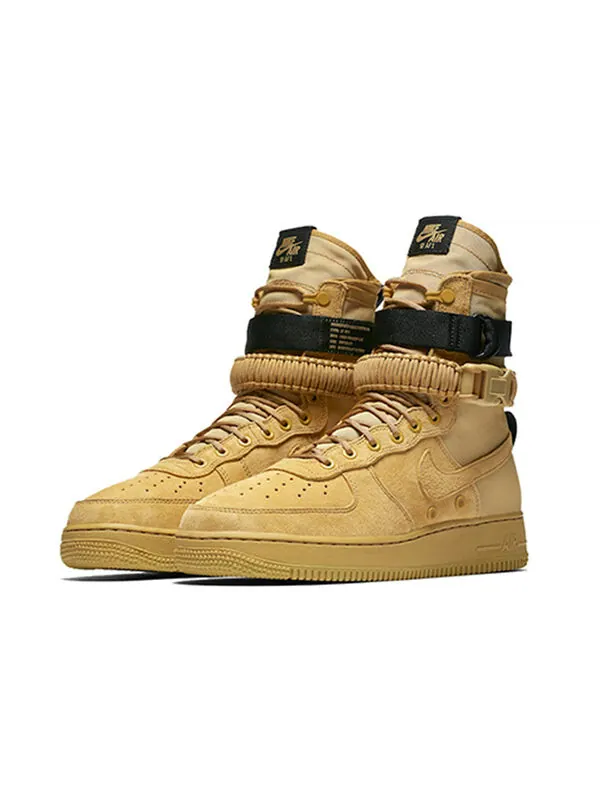 Кроссовки sf air force 1 high 'wheat' Nike — изображение 3 из 4, бежевый