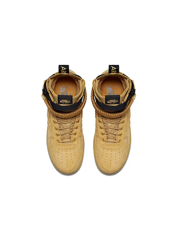 Кроссовки sf air force 1 high 'wheat' Nike — изображение 4 из 4, бежевый