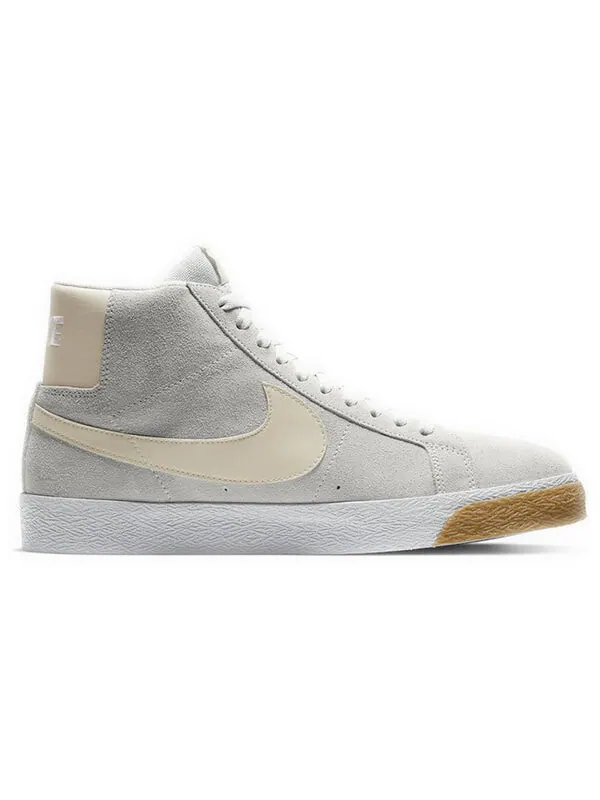 Кроссовки blazer mid sb 'cream gum' Nike — изображение 2 из 4, бежевый