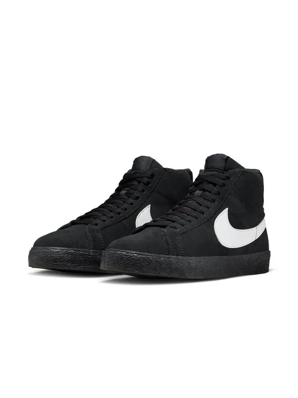 Кроссовки zoom blazer mid sb Nike — изображение 3 из 4, черный белый