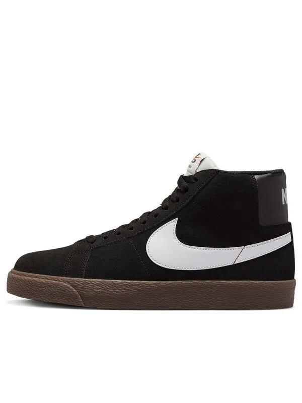 Кроссовки zoom blazer mid sb Nike — изображение 1 из 4, черный/белый/коричневый