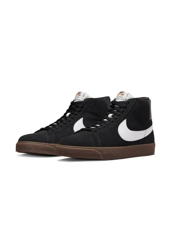 Кроссовки zoom blazer mid sb Nike — изображение 3 из 4, черный/белый/коричневый
