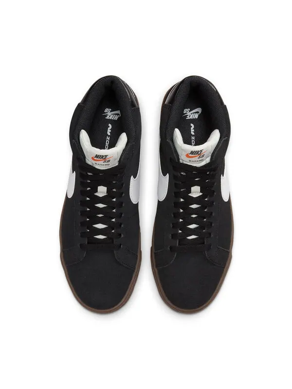 Кроссовки zoom blazer mid sb Nike — изображение 4 из 4, черный/белый/коричневый